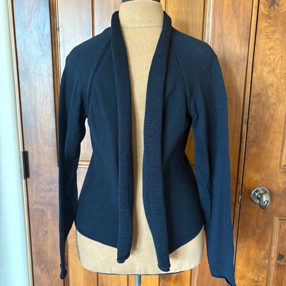 Peruvian Connection Cardigan. Size Large. Blue. - Picture 1 of 6